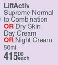 Vichy Laboratoires LiftActiv Supreme Normal To Combination Or Dry Skin Day Cream Or Night Cream-50ml