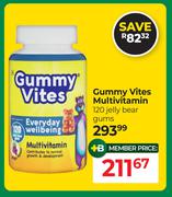 Gummy Vites Multivitamin 120 Jelly Bear Gums
