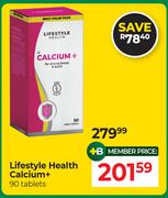 Lifestyle Health Calcium+ 90 Tablets