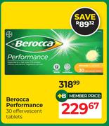 Berocca Performance 30 Effervescent Tablets