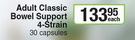 Probi Flora Adult Classic Bowel Support 4 Strain-30 Capsules Each