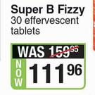 Revite Super B Fizzy-30 Effervescent Tablets