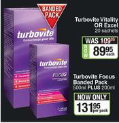 Turbovite Focus Banded Pack 500ml Plus 200ml-Per Pack