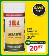 Sela Laxative 10 Capsules