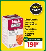 Viral Guard Immune Protection With Probiotics 60 Tablets