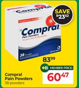 Compral Pain Powders 38 Powders