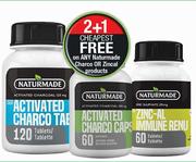 Naturmade Activated Charco Tabs 125mg-120 Tablets Each