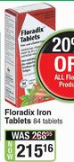 Floradix Iron Tablets-84 Tablets