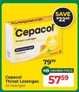 Cepacol Throat Lozenges 24 Lozenges