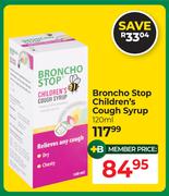 Broncho Stop Children's Cough Syrup-120ml