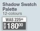 Lottie Shadow Swatch Palette 12 Colours