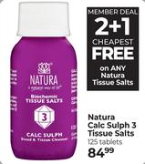 Natura Calc Sulph3 Tissue Salts (2+1 Cheapest Free)-125 Tablets