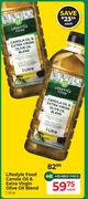Lifestyle Food Canola Oil & Extra Virgin Olive Oil Blend-1L Each