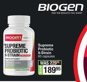 Biogen SupremeProbiotic 9 Strain-60 Capsules