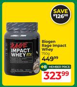 Biogen Rage Impact Whey-750g