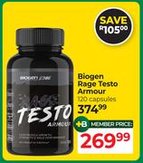 Biogen Rage Testo Armour 120 Capsules