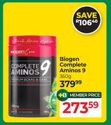Biogen Complete Aminos 9-360g
