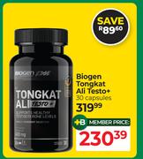 Biogen Tongkat Ali Teato+ 30 Capsules