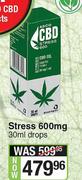 CBD Stress 600 mg Drops-30ml