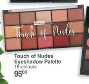 Beauty Treats Touch Of Nudes Eyeshadow Palette (16 Colours)