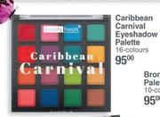 Beauty Treats Caribbean Carnival Eyeshadow Palette (16 Colours)