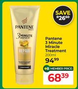 Pantene 3 Minute Miracle Treatment-200ml