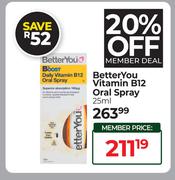 Better You Vitamin B12 Oral Spray-25ml