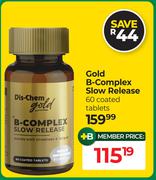 Dis-Chem B-Complex Slow Release 60 Coated Tablets
