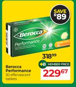 Berocca Performance 30 Effervescent Tablets