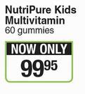 NutriPure Kids Multivitamin-60 Gummies