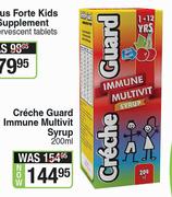 Creche Guard Immune Multivit Syrup-200ml