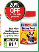 Star Kids Multivitamin Gummy Bears-60 Gummy Bears