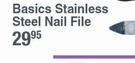 Basics Stainless Steel Nail File