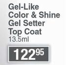 Essie Gel Like Color & Shine Gel Setter Top Coat-13.5ml