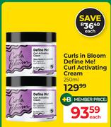 Curls In Bloom define Me! Curl Activating Cream-250ml Each