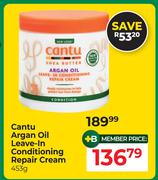 Cantu Argan Oil Leave In Conditioning Repair Cream-453g