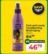 Dark & Lovely Conditioning Braid Spray-250ml