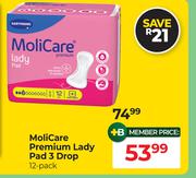 Moblicare Premium Lady Pad Drop-12's Pack