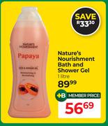 Nature's Nourishment Bath & Shower Gel-1L