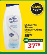 Shower To Shower Shower Creme-500ml