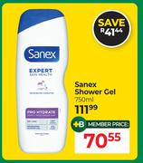 Sanex Shower Gel-750ml