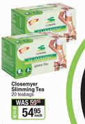 Closemyer Slimming Tea 20 Teabags-Each