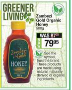 Zambezi Gold Organic Honey-500g