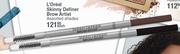 L'Oreal Skinny Definer Brow Artist (Assorted Shades)-Each