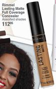 Rimmel Lasting Matte Full Coverage Concealer (Assorted Shades)