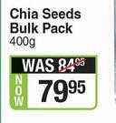 Health Connection Wholefoods Chia Seeds Bulk Pack-400g