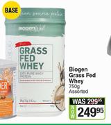 Biogen Grass Fed Whey Assorted-750g