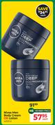 Nivea Men Body Cream Or Lotion-400ml Each