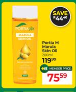 Portia M Marula Skin Oil-200ml