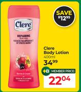 Clere Body Lotion-400ml